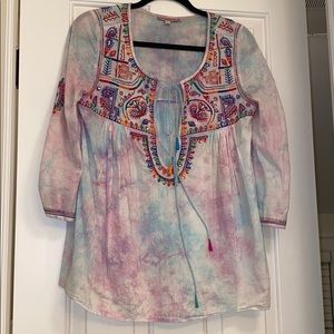 Calypso St. Barth Tie Dye Tunic Top